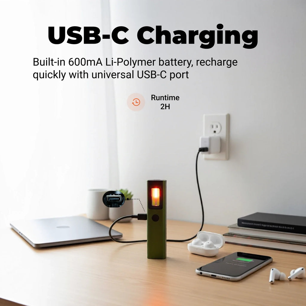 LT020 - EDC Rechargeable Pocket Flashlight