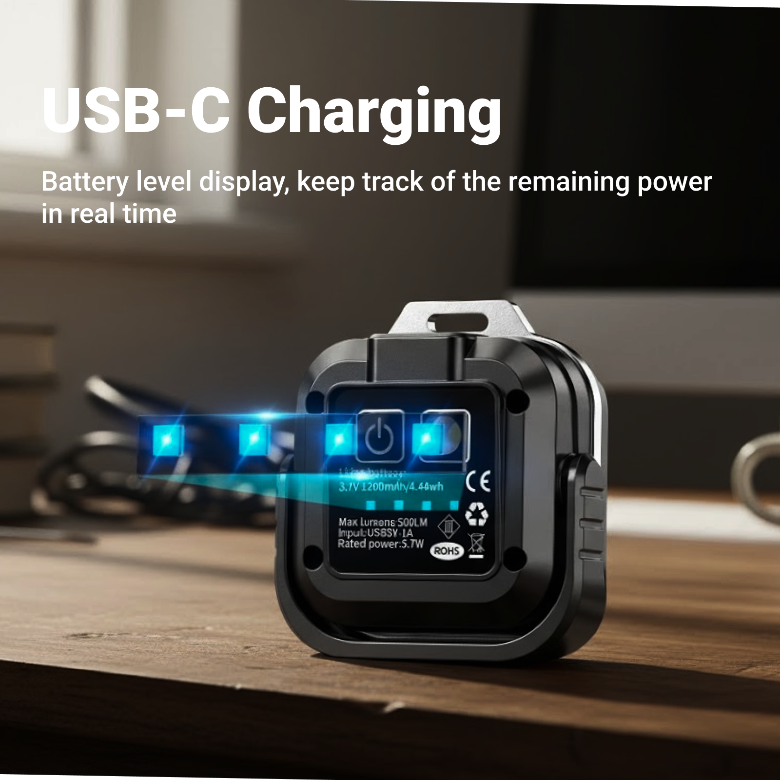 XC986 - Rechargeable Compact Magnetic Camping Light