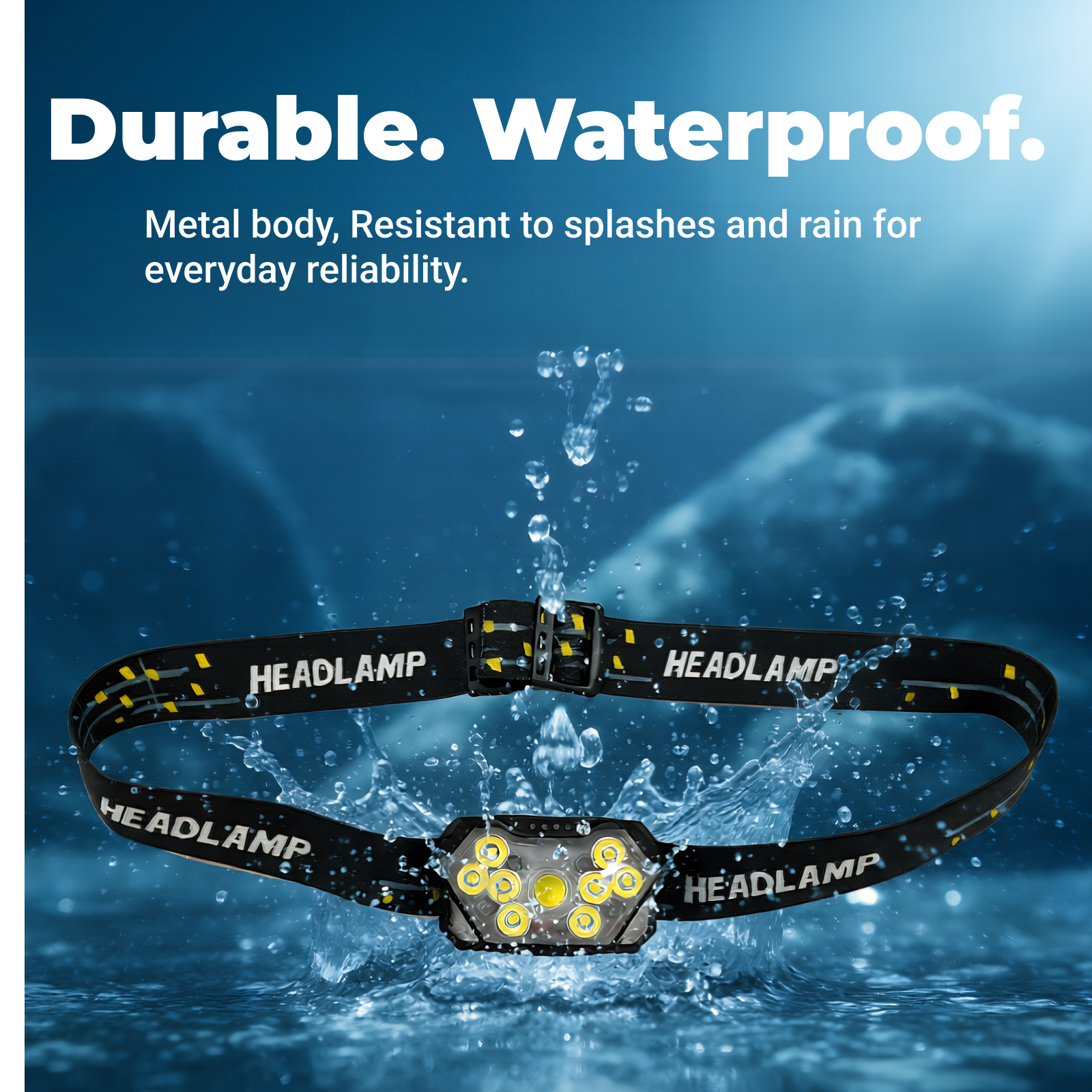 XCG03 - Mini Rechargeable LED Headlamp with Red Light