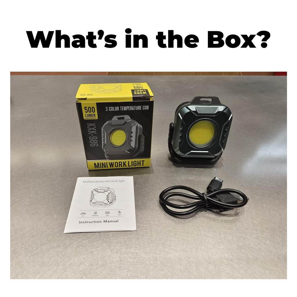 XC986 - Rechargeable Compact Magnetic Camping Light