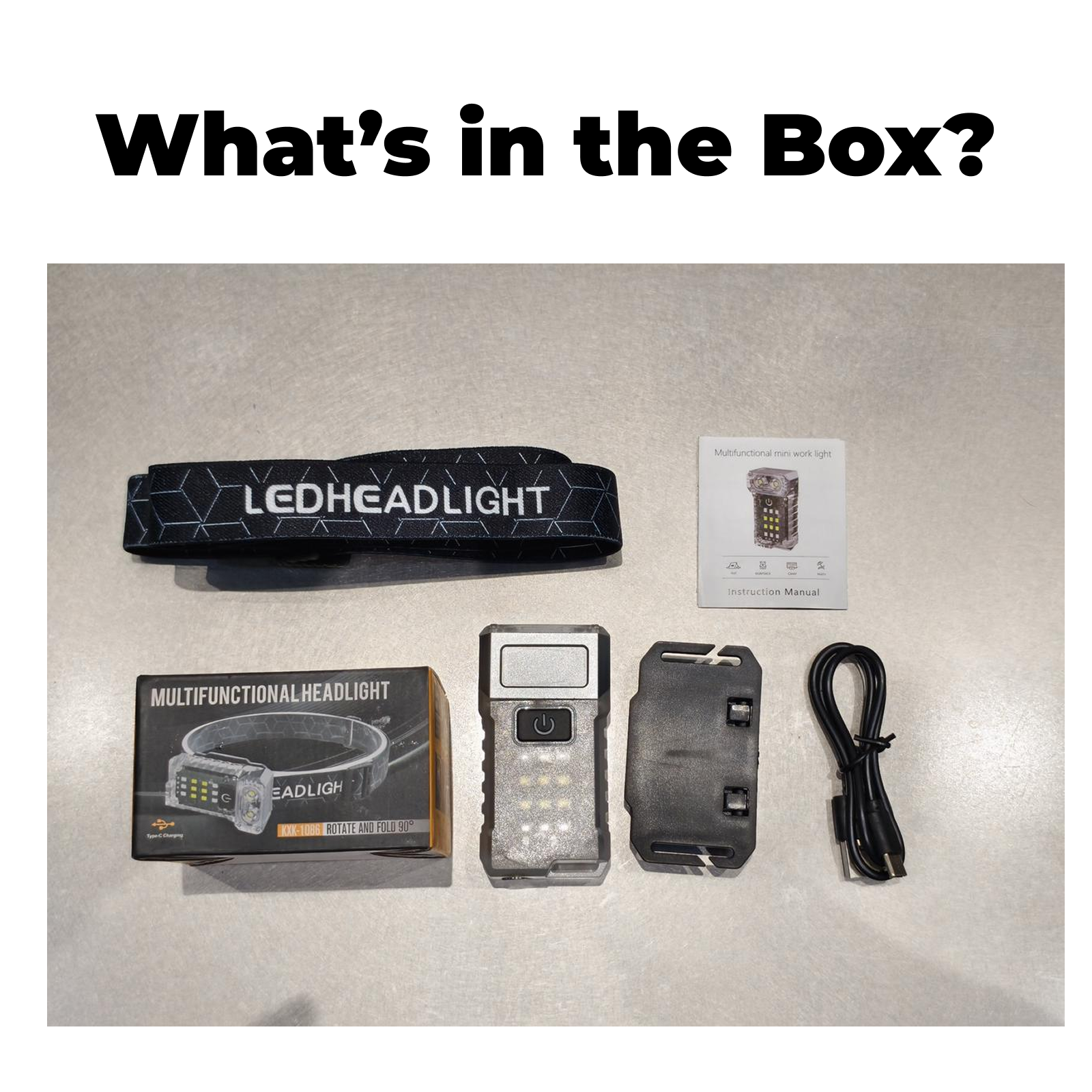 XC1086 - EDC Rechargeable Multi-function Flashlight