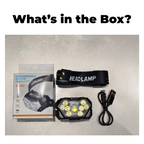 XCG03 - Mini Rechargeable LED Headlamp with Red Light